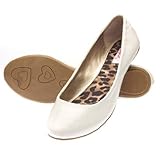 Qupid THESIS-92 Classic Round Toe Patent Slip On Basic Comfortable Flat Shoe