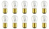 CEC Industries #1157 Bulbs, 12.8/14 V, 26.88/8.26 W, BAY15d Base, S-8 shape (Box of 10)