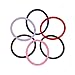 COCOStyle Stainless Steel Bracelet Hair Tie Bracelet 3 Colors, Grooved Cuff Bangle Bracelet for Women Girls -3 colors