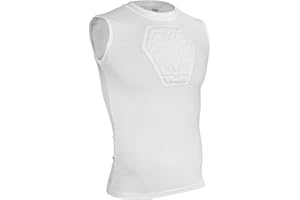 Sports Unlimited Diamond Shield Youth Baseball Padded Shirt, Heart Guard Sternum Protection Compression Shirt, Chest Protector Baseball and Softball