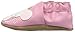 Robeez Girls' Soft Soles, Traditional Silhouette Slip-on, Princess-Pink, 12-18 Months M US Infant