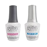 Gelish Dynamic Duo Soak Off Gel Polish Foundation Base and Top Sealer .5 ounces each
