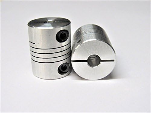 5mm x 6mm Flexible Coupler (3 pack) - 3D Printer, RepRap, CNC, DIY, Stepper Motor Shaft