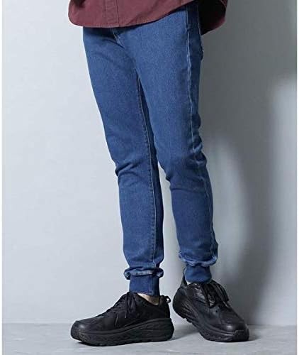 Amazon ナノ ユニバース メンズ Nano Universe Bring Coveross ジョグデニム5p ブルー M ロングパンツ 通販