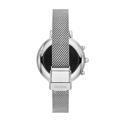 Fossil Women's 38mm Monroe Stainless Steel Mesh Hybrid HR Smart Watch