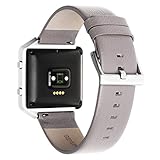 Henoda Leather Wristband for Fitbit Blaze Smart Watch,Blaze Band,Large,Small,XL