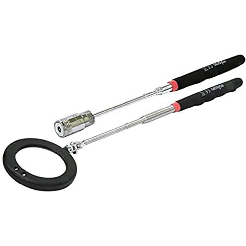 Rolson 60510 LED Pickup Tool and Mirror - Black (2-Piece)
