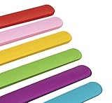 Blue Panda Silicone Slap Bracelets - 24-Pack Kids Soft Bracelets Party Favors for Girls and Boys Birthday, Classroom Rewards, Carnival Prizes, 4 of Each 6 Colors, 8.5 x 1 inches