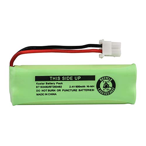 Kastar BT183482 / BT283482 Cordless Phone Battery Ni-MH 2.4V 600 mAh Replacement for Vtech LS6475-3 Vtech DS6401 DS6421 DS6422 DS6472 LS6405 LS6425 LS6426 LS6476 Vtech 89-1348-01-00 DECT Handset