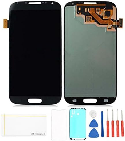 Kosuroum Screen Replacement for Samsung Galaxy S4 i9500 i9505 i337 M919 LCD Glass Display Touch Digitizer Assembly Tools (Navy)