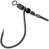 Gamakatsu G Finesse Swivel Drop Shot Fishing Hook with Nano Smooth Coat (1 Pack)