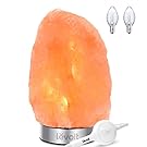 Levoit Kyra Himalayan Salt Lamp, Natural Hymalain Pink Salt Rock Lamps(5-8 lbs,6.5-9" ),Best Decorations & Gifts, Himilian Sea Salt Crystal Night Light with Touch Dimmer Switch,3 Bulbs