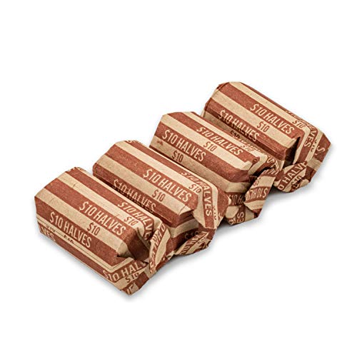 Half Dollar Coin Wrappers, 100 Flat Striped Coin Wrappers Pricepulse