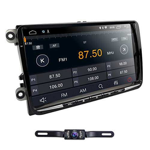 hizpo 9 Inch Android 8.1 Car Stereo Radio for Volkswagen VW Golf Polo Passat Tiguan Jetta with Video Player GPS Can-Bus Mirrorlink Bluetooth OBD2 Multi Touch Screen + Backup Rear View Camera