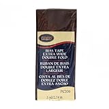 Double Fold Bias Tape Extra Wide 1/2in x 3 Yard Mocha