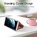 AIsoar Compatible/Replacement fit iPhone 8 Plus / 7 Plus Case Mirror Smart Clear View Window Flip Case Slim Multi-Function Mirror S-View Stand flip Folio Full Body Protection Cover (Rose Gold)