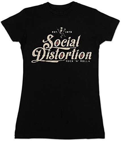 Juniors: Social Distortion- Rock N Roll Juniors (Slim) T-Shirt Size XL