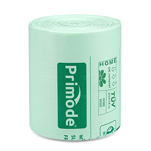 Primode 100 Compostable Bags, 4 Gallon (15L) Food Scraps Yard Waste