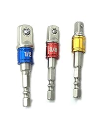 Adaptador de herramientas de mano Panovo PE 14000. Llave de impacto. Set de extensión de enchufe. Set de taladro de unidad de la tuerca de energía y adaptador de llaves de zócalos. 1 4 pulgadas 3 8 pulgadas 1 2 pulgadas adaptador de unidad.