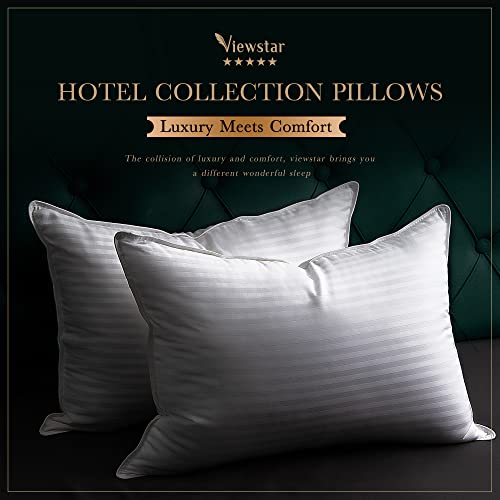viewstar Pillows Standard Size Set of 2, Hotel Collection Cotton Bed