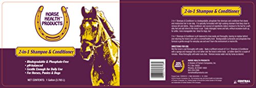 Horse Health 2-in-1 Shampoo & Conditioner, 1 gallon