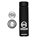 Stainless Steel TRAVEL MUG - TEA INFUSER Bottle - Double Wall Insulated HOT COFFEE THERMOS - Cold FRUIT INFUSED Tumbler - Leak Proof PORTABLE WATER FLASK with Easy-Clean Lid 17oz