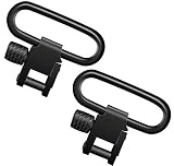 Braudel Quick Detach Rifle Short Gun Sling Swivels, 1.25 Inch and 1 Inch Loop Tri-Lock Swivels for Hunting
