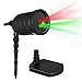 AUTO-VOX Christmas Laser Lights,Outdoor Projector Lights,Moving Red and Green Stars Laser Show for Christmas,Holiday,Party,Landscape,and Garden Decoration