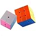 Dreampark 2 Pack Stickerless Magic Cube Puzzles - 2x2x2 Speed Cube, 3x3x3 Smooth Speed Cube Colorful