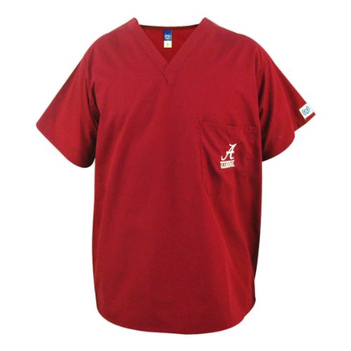 Alabama Crimson Tide Crimson Scrubs Top