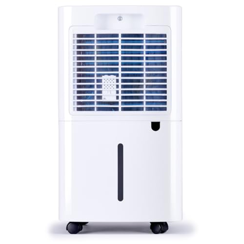 Devola 12L/day Low Energy Dehumidifier, Quiet & Energy Efficient (costs less than 5p per hour) Dehumidifiers for Home, Laundry Drying Dehumidifier, Dust Filter
