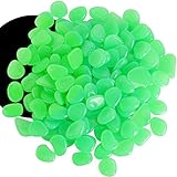 OSOPOLA 150 PCS Luminous Stones - Green Glow Rocks