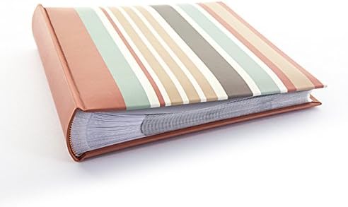 Kenro Candy Series Memo Photo Album, Colourful Stripes Design, for 200 Photos 6x4 Inch/10x15cm, CN101SR, Pastel Stripes - Image 4