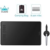 Huion Inspiroy H950P Graphics Drawing Tablet with Tilt Response Battery-Free Stylus and 8192 Pen Pressure