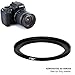 Kiwifotos 46mm-52mm Step-up Adapter Ring for Lenses (46mm Lens to 52mm Filter, Hood, Lens Converter and Other Accessories)