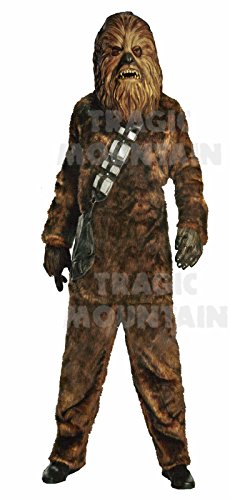 Adult Men's Deluxe Star Wars Chewbacca Costume Brown