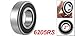 uxcell 6205RS Deep Groove Double Rubber Sealed Motor Bearing 25mm x 52mm x 15mm