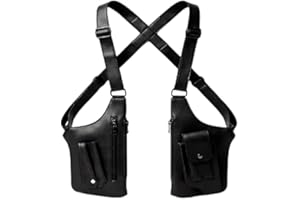 Underarm Anti-Theft Sling Bag, Hidden Strap Crossbody Holster for Men & Women, Premium Faux Leather Satchel for Travel