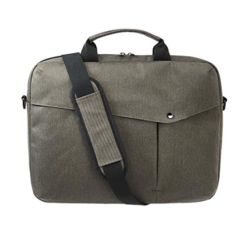 Funda para portátil empresarial Amazon Basics - 15 pulgadas, verde militar