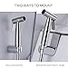 Stainless Steel Handheld Bidet Sprayer for Toilet, Cloth Diaper, Pet Shower, Personal Hygiene