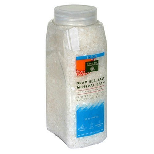Earth Therapeutics Spa Dead Sea Salt Mineral Bath, 32 oz (907 g) (Pack of 2)