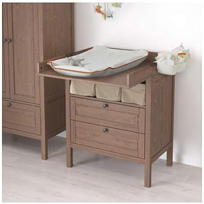 chest of drawers and changing table