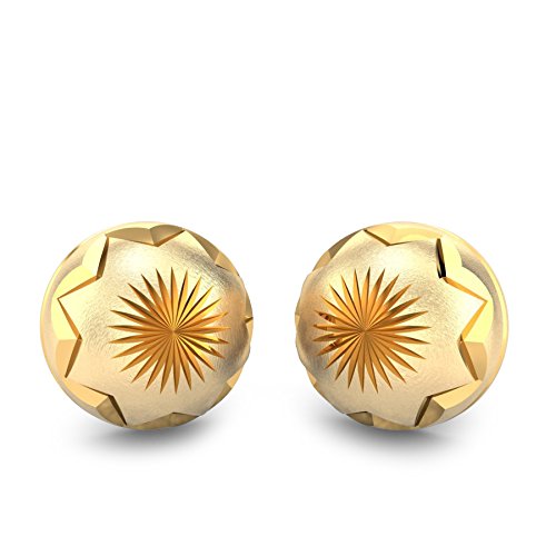 22k (916) Yellow Gold Sarah Stud Earrings for Women