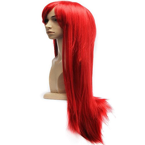 HOZZQ 70cm Long Straight Women's Cosplay Costume Party Wigs for Christmas Party