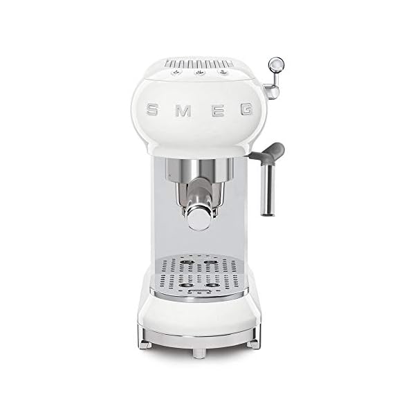 Cafetera Expresso Italiana Smeg ECF01WHEU 220v. Blanco