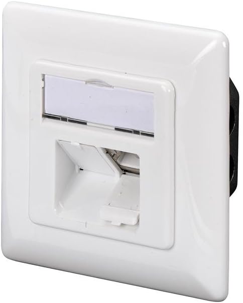 Digitus CAT 6 Wall Outlet Flush Mount RJ45 Network Socket White Gigabit PoE