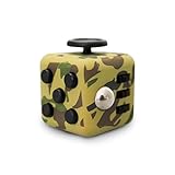 RaFe Fidget Cube - Top Quality Hand Toy - For Relieving Stress, Anxiety & Boredom - Great for Kids & Adults (Camo Green)