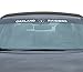 FANMATS 61482 Las Vegas Raiders Sun Stripe Windshield Decal 3.25 in. x 34 in.