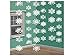 Snowflake White Foil String Decorations - 7' (6 Pc) - Elegant Winter Party Decor - Perfect for Holidays & Events