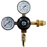 Taprite Dual Gauge Nitrogen Regulator for CGA 580 Valve